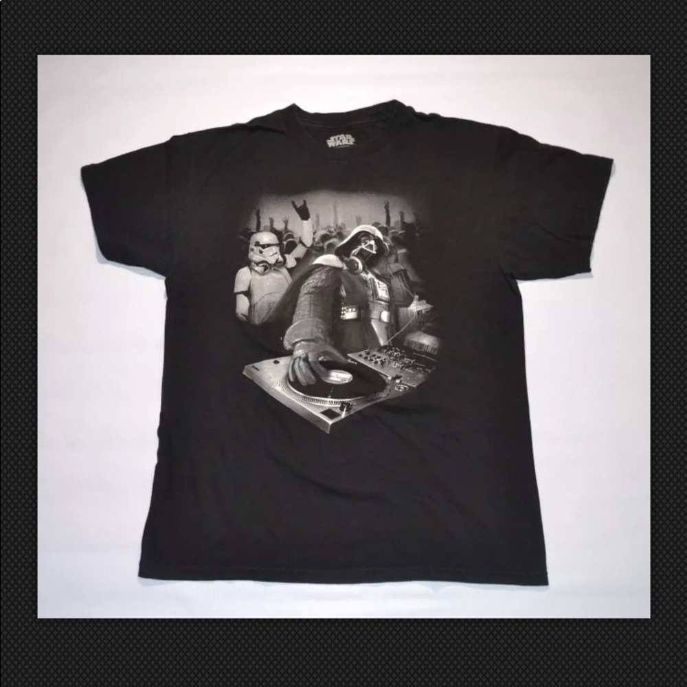 Star Wars Darth Vader T Shirts Rockin Color Black